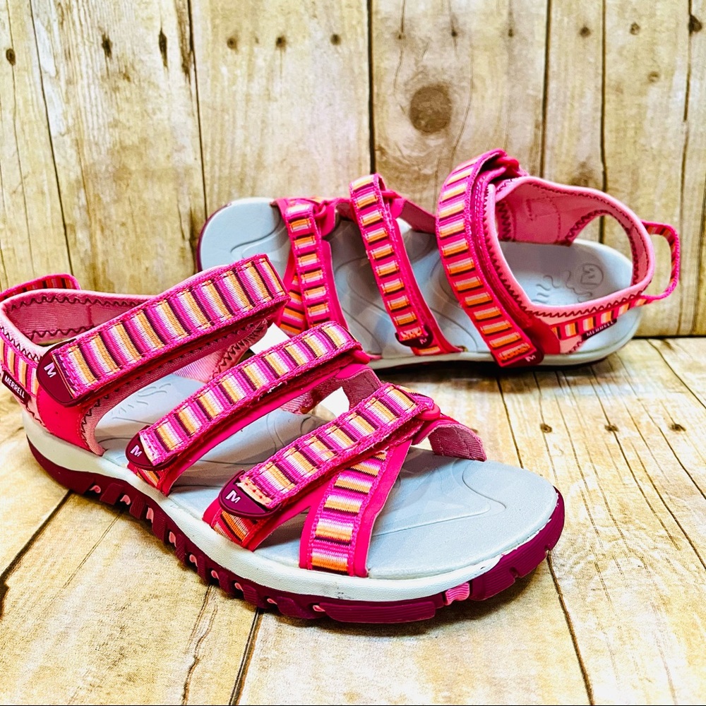 Merrell Girls Spinner 3 Strap Sandal - Picture 1 of 16